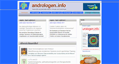 Desktop Screenshot of andrologen.info